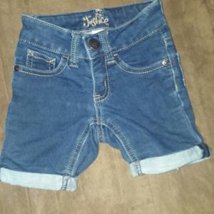 Girls Justice denim shorts